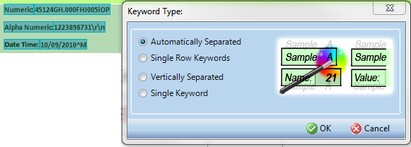 Keywords selected