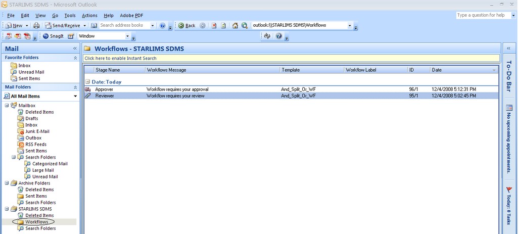 Outlook_Flow chart Window